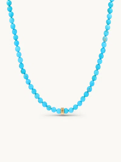 Sheryl Lowe Sleeping Beauty Turquoise Necklace In Blue