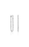 Sheryl Lowe Sterling Silver Diamond Earrings