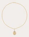 Sheryl Lowe Women's Love Bug 14k Gold Tourmaline And Diamond Pendant Necklace In Gold