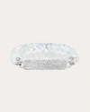 Sheryl Lowe Women's Rainbow Moonstone & Diamond Pavé Id Bracelet In Silver