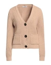 She's Woman Cardigan Beige Size L Wool