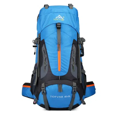 Sheshow 70l Camping Backpack Travel Bag Climbing Men Women Hiking Trekking Bag Outdoor Mountaineering Sports In Blue