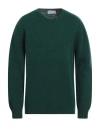 Shetlander's Man Sweater Green Size 42 Virgin Wool
