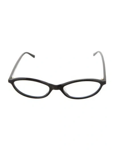 Pre-owned Shevoke Cat-eye Eyeglasses In Black