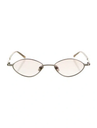Pre-owned Shevoke Narrow Gradient Sunglasses In Silver