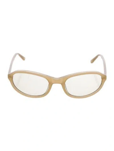 Pre-owned Shevoke Narrow Tinted Sunglasses In Neutrals