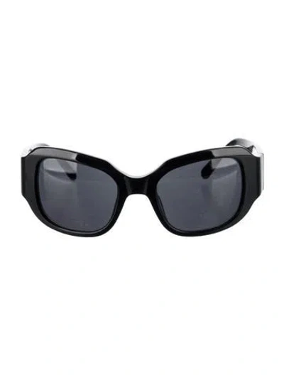Pre-owned Shevoke Oversize Tinted Sunglasses In Black