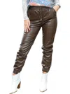 Shewin Runaway Forever Pants In Brown In Brown