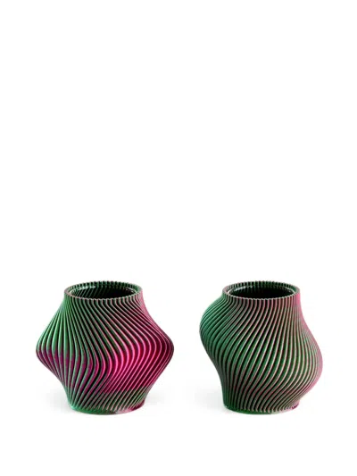SHEYN BOYK AND BLOZ SCULPTURAL VASES (SET OF TWO)