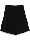 Shiatzy Chen Wool Shorts In 黑色