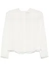 Shiatzy Chen Chiffon-embroidered Top In White