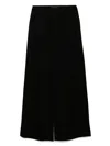 Shiatzy Chen High-waisted Button-detailed Trousers In Black