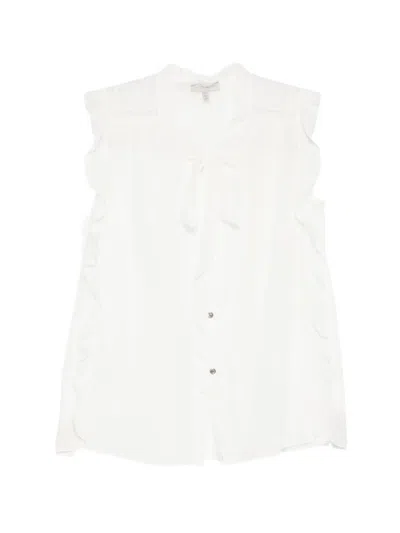 Shiatzy Chen Lace Chiffon Halter Top In Multi