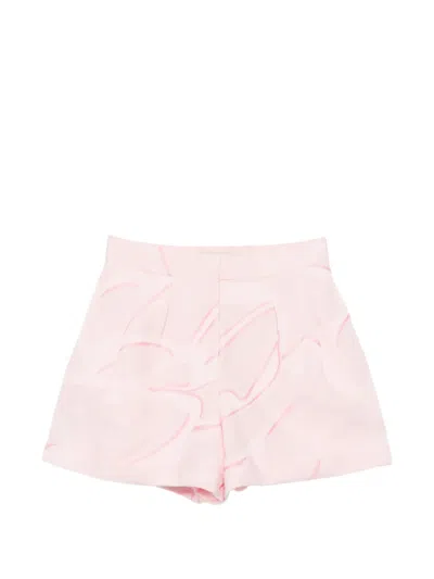 Shiatzy Chen Lightweight Jacquarded Shorts In Multi
