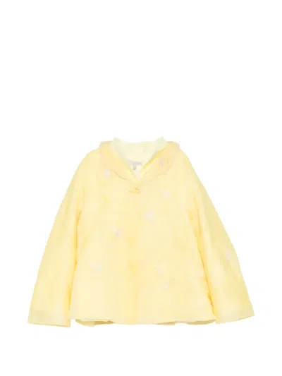 Shiatzy Chen Oganza Embroidered Jacket Two-piece Set In Yellow