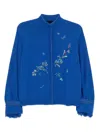 Shiatzy Chen Scape-of-curve Cardigan In Blue