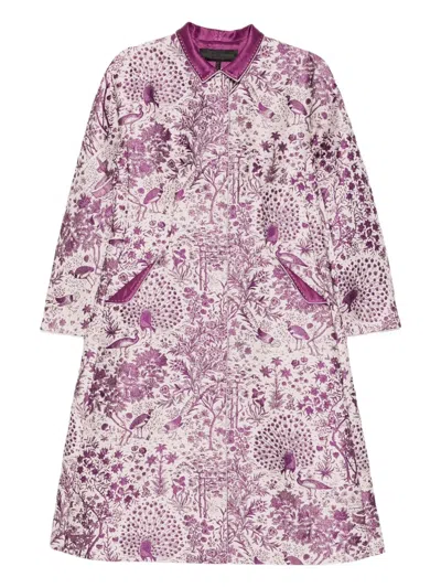 Shiatzy Chen Scape-of-curve Coat In Multi