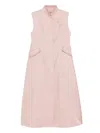 Shiatzy Chen Scape-of-curve Embroidered Vest In Pink
