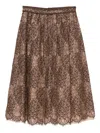 Shiatzy Chen Scape-of-curve Skirt In Multi