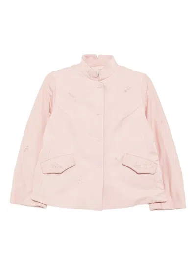 Shiatzy Chen Scape-of-curve Jacket In Pink