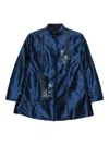Shiatzy Chen Scope-of-curve Jacket In Blue