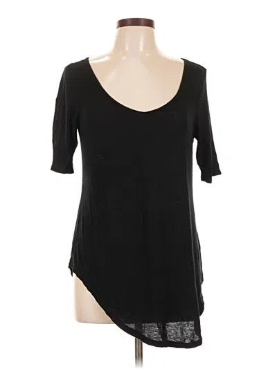 Pre-owned Shiela Rose 3/4 Sleeve T-shirt In Black
