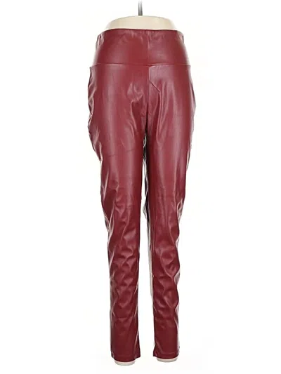 Pre-owned Shiela Rose Active Pants In Burgundy