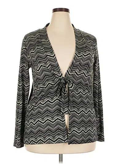 Pre-owned Shiela Rose Cardigan Sweater In Gray