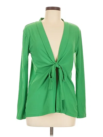 Pre-owned Shiela Rose Cardigan Sweater In Green