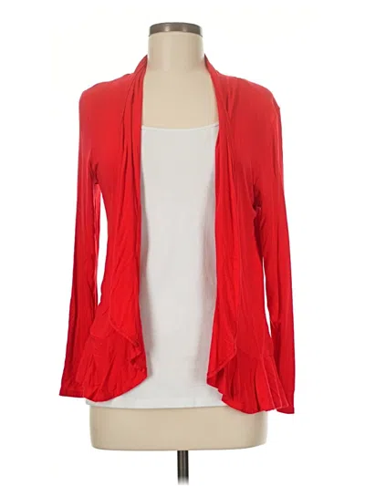 Pre-owned Shiela Rose Cardigan Sweater In Red