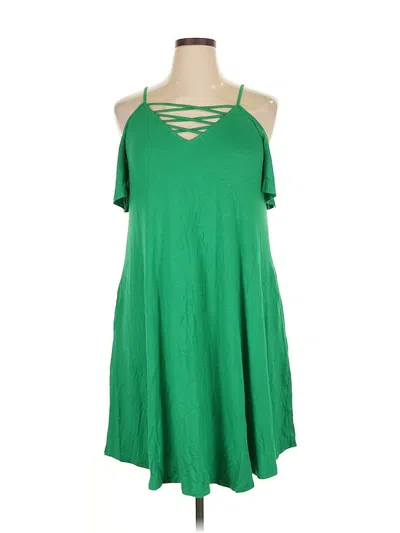 Pre-owned Shiela Rose Casual Dress In Green