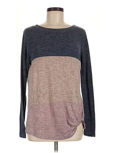 Pre-owned Shiela Rose Long Sleeve T-shirt In Brown