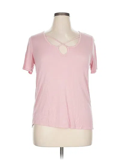 Pre-owned Shiela Rose Short Sleeve T-shirt In Pink