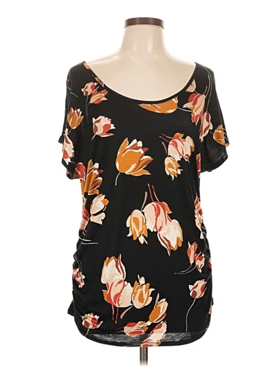 Pre-owned Shiela Rose Short Sleeve T-shirt In Black