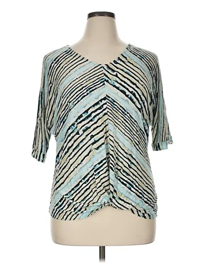 Pre-owned Shiela Rose Short Sleeve T-shirt In Teal