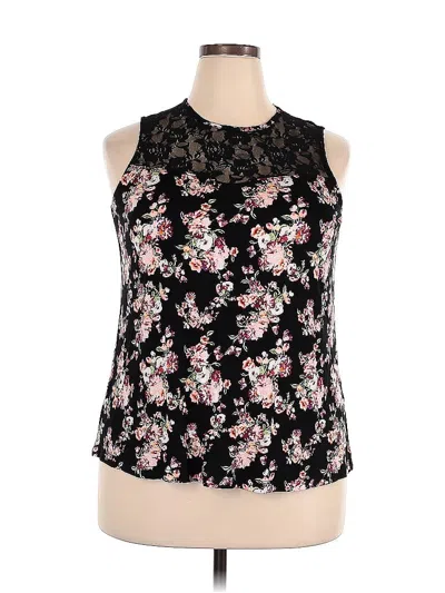 Pre-owned Shiela Rose Sleeveless Blouse In Black