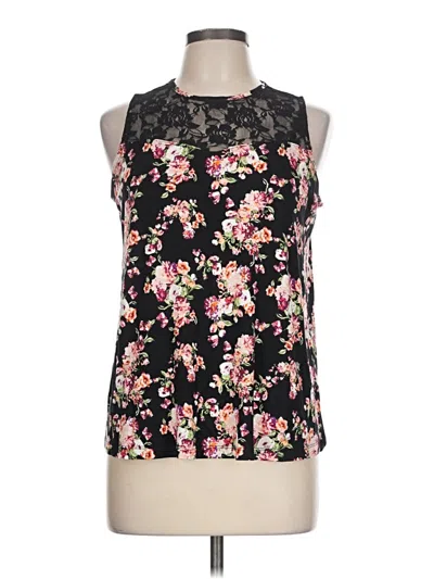 Pre-owned Shiela Rose Sleeveless Blouse In Black