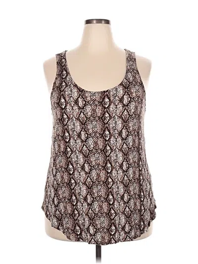 Pre-owned Shiela Rose Sleeveless Blouse In Brown