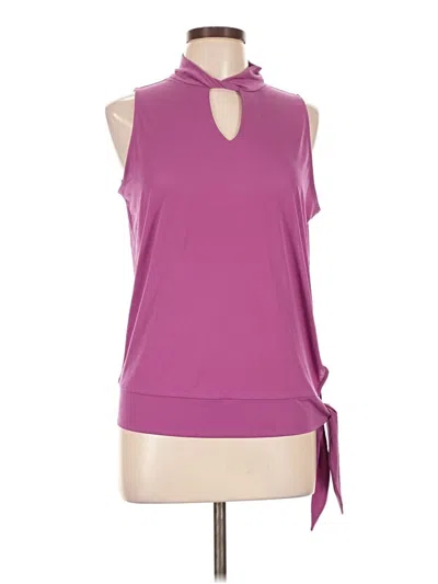 Pre-owned Shiela Rose Sleeveless Blouse In Purple