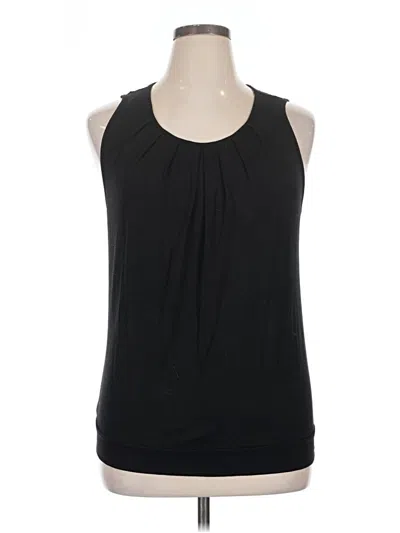 Pre-owned Shiela Rose Tank Top Black Halter Neckline Tops