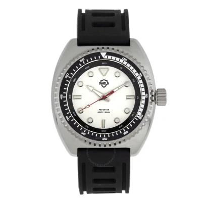 Shield Dreyer Quartz White Dial Men's Watch Sldsh107-1 In Black / Silver / White
