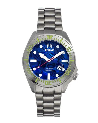 Shield Atlantis Automatic Blue Dial Men's Watch Sldsh108-5