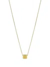 Shihara 18kt Yellow Gold Cube 01 Necklace In Gold