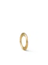Shihara 18kt Yellow Gold Flat Hoop 01 Earring In Gold