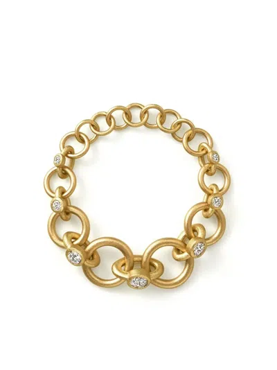 Shihara 18kt Gelbgoldring Mit Diamanten In Gold