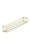 Shihara 18kt Yellow Gold Rectangle 60 Earring In Gold