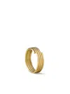 Shihara 18kt Yellow Gold Stack Hoop 02 Earring In Gold