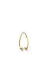 Shihara 18kt Yellow Gold Twist Round 02 Diamond Single Earring In Gold