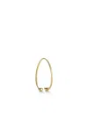 Shihara 18kt Yellow Gold Twist Round 03 Earring In Gold
