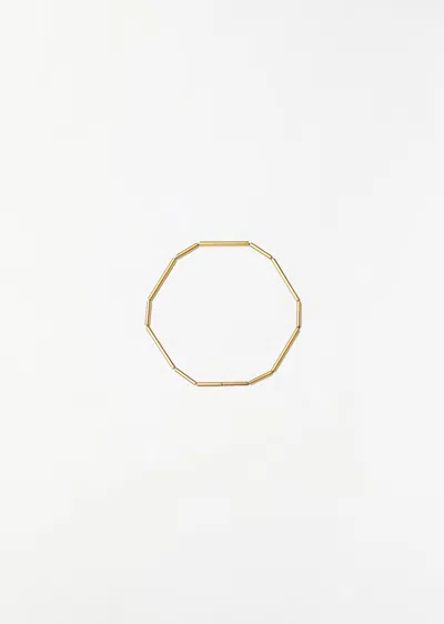 Shihara Construction Lines Bracelet 2-1 In 18k Yellow Gold